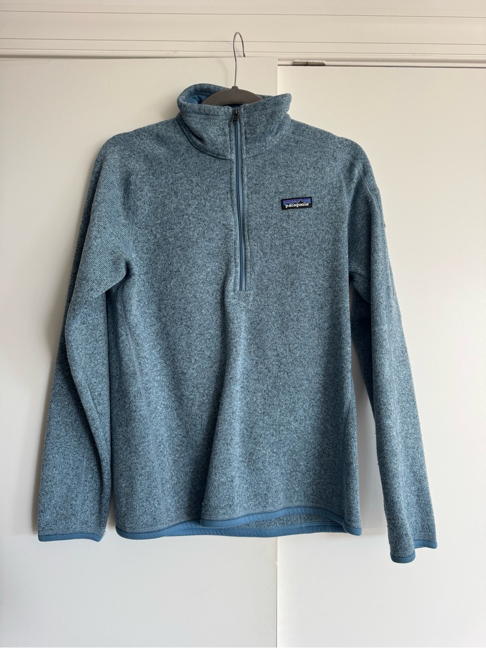Patagonia Women’s Quarter-Zip Fleece Pullover - Heather Slate Blue